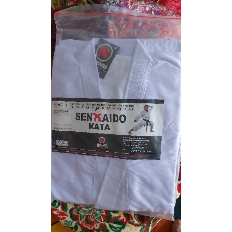 Baju Kata Senkaido Kata Master gie Original Baju Kata Terbaru Design 2026 Baju Karate Khusus Kata Wh