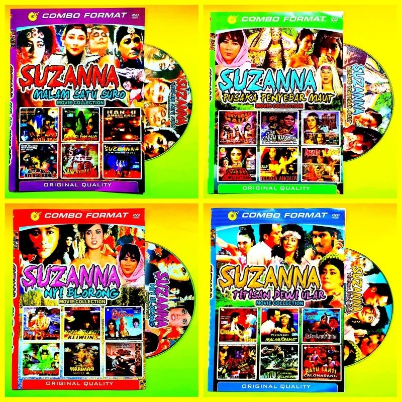 KASET KOLEKSI FILM SUZANNA-FILM HOROR INDONESIA LAWAS-FILM LAMA INDONESIA HOROR