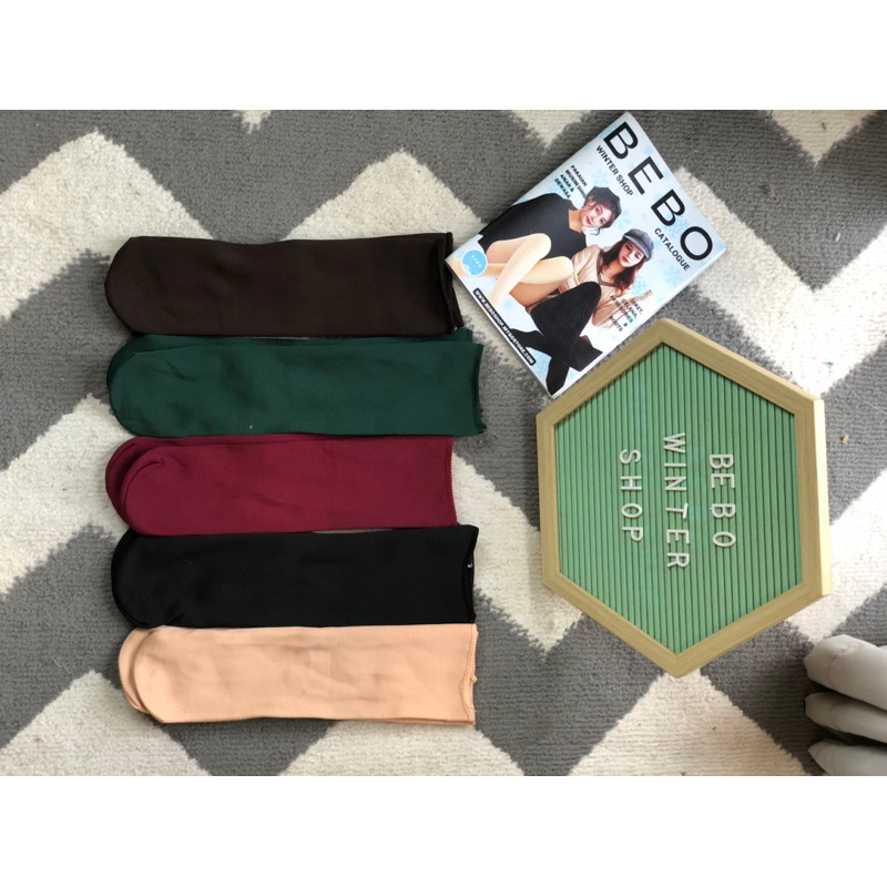 Kaos kaki Velvet musim dingin all size winter socks