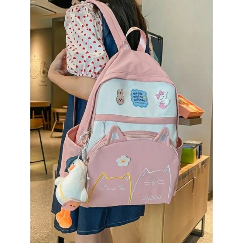 Arifirn Minghao - Premium Tas Ransel Sekolah Wanita