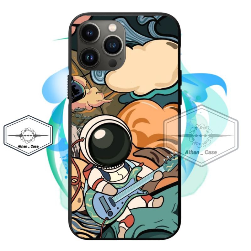 Athan Case Custom [iPhone] 13 / 13Pro / 13ProMax Fashion Aesthetic Animasi Astronot [NASA] Unik Kere