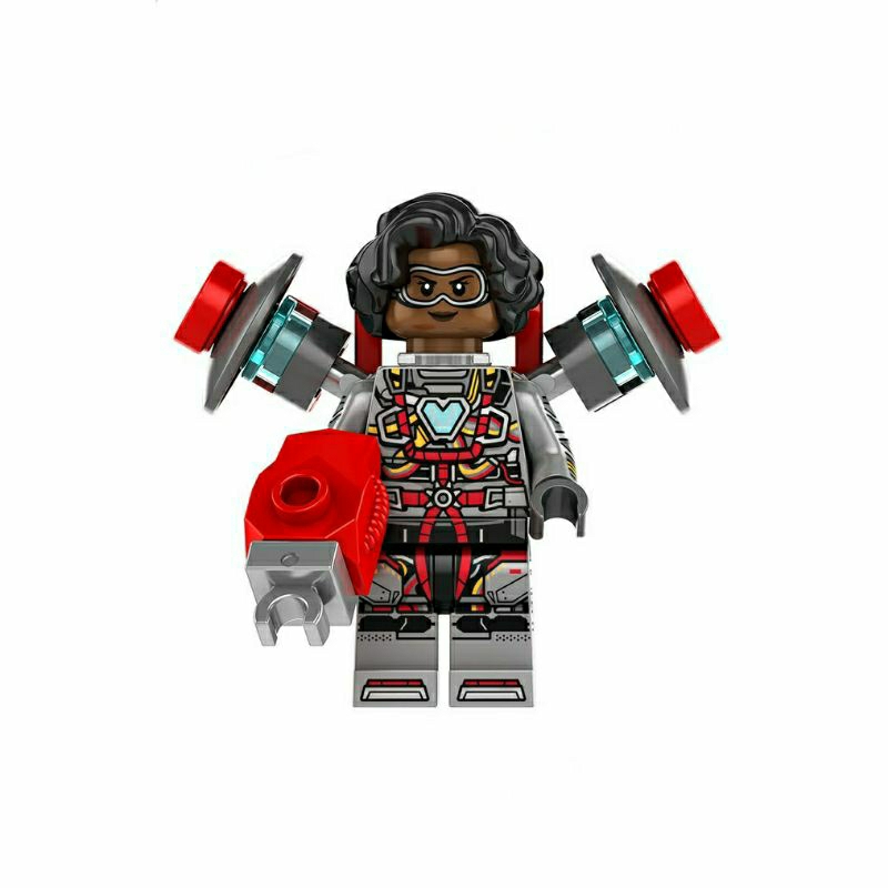 Mainan Balok Minifigure Ironheart Mk 1 | Mark 1 Iron Heart Armor Riri Williams Dominique Thorne | Bl