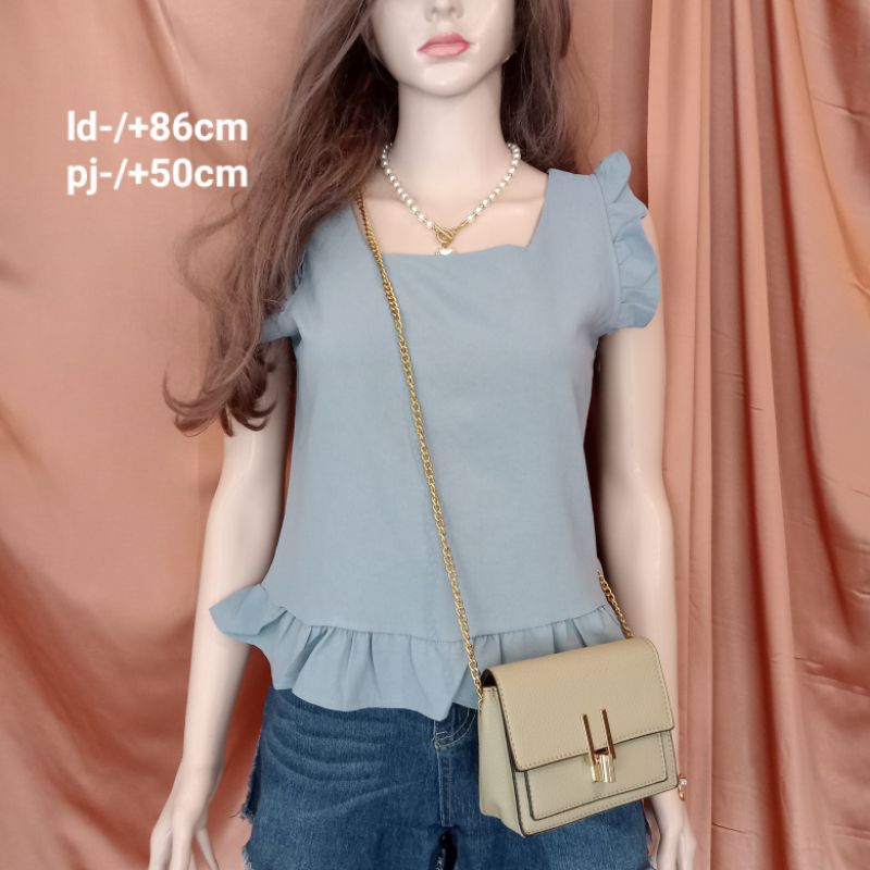 atasan wanita cewek perempuan baju wanita tanpa lengan