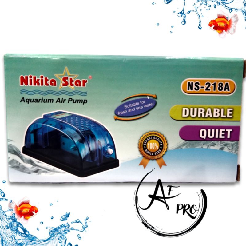 Airpump Aerator Udara Aquarium Satu Lubang NIKITA STAR NS 218A