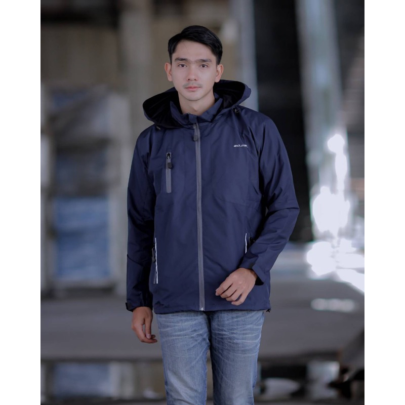 Hitam Jaket The Bojiel Jaket Parasut Jaket Outdoor List Abu