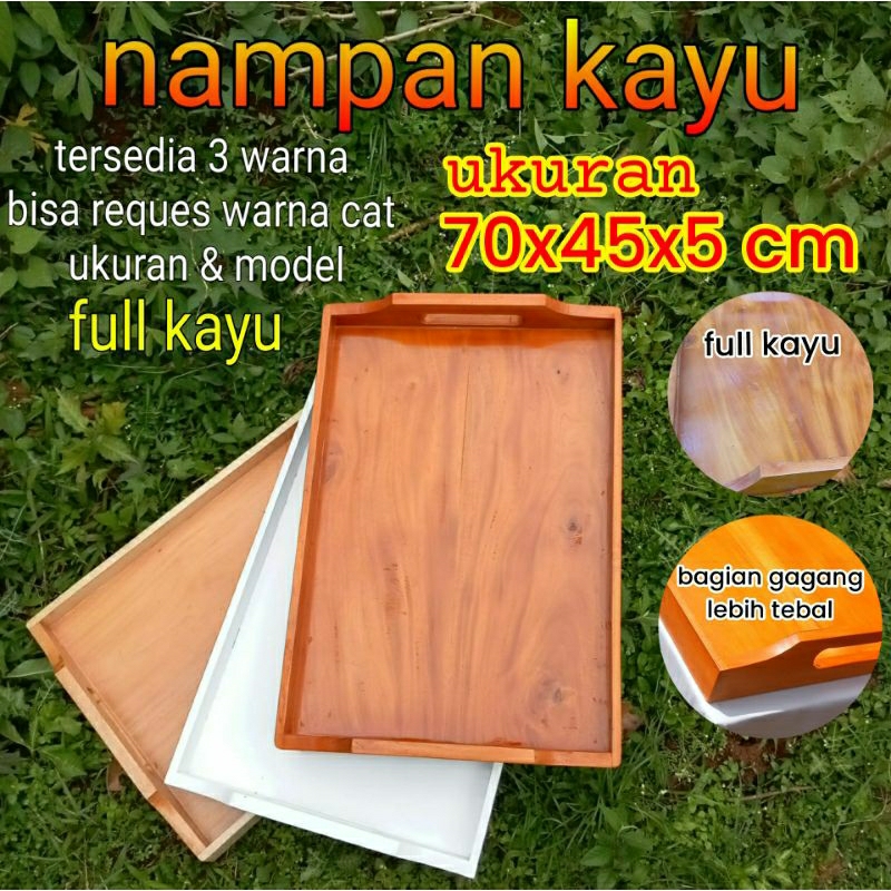 nampan/baki kayu unik full kayu hantaran seserahan pernikahan woodentray