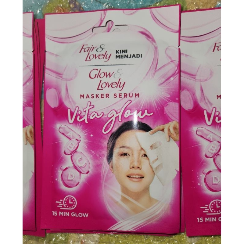 Fair and lovely - Glow Lovely Sheet Mask Serum