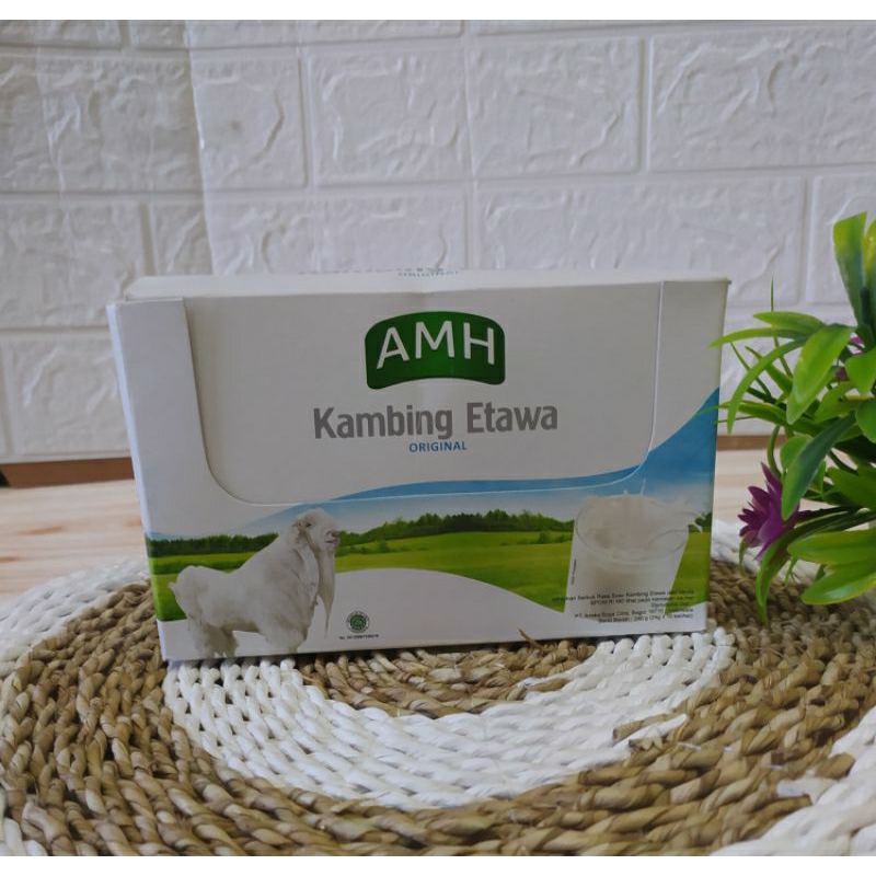 

Susu Kambing Etawa AMH 1box isi 10 sachet