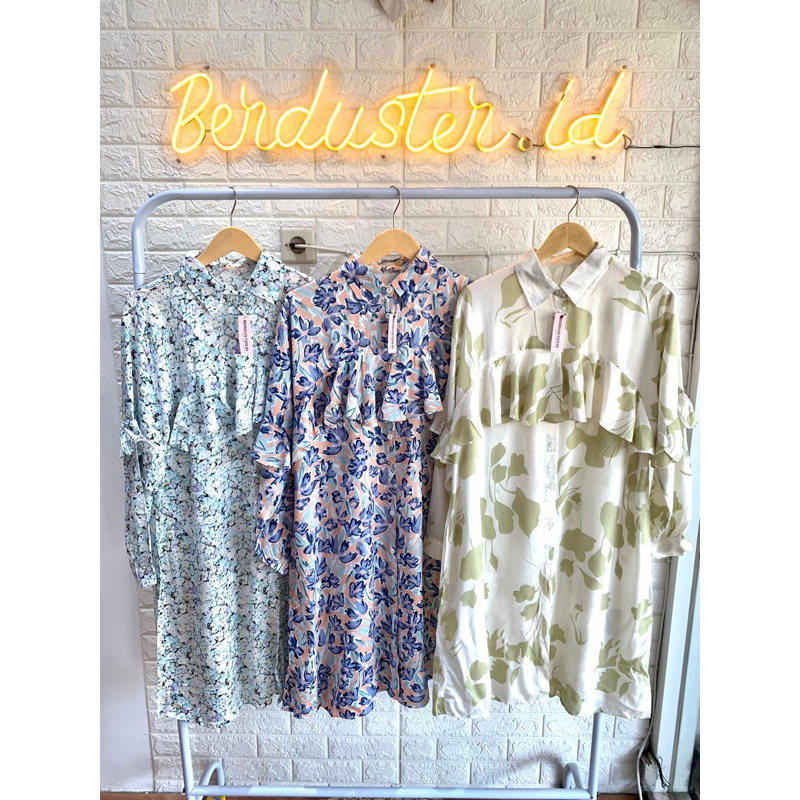 Tunik Motif / Tunik Kekinian / Tunik Kancing / Tunik Wanita/ Tunik