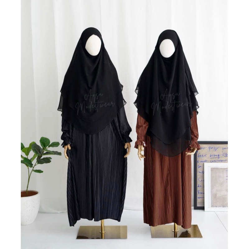 Glam Abaya Black M Aqsa Aqsamodestwear PL