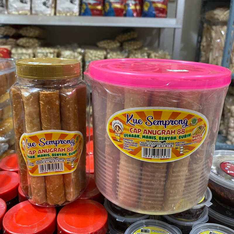 

Kue Semprong Wijen Bangka Cap Anugrah - Kue Fothung - Fothung Bangka - Kue Wijen Bangka - Anugrah 88 - Anugerah 88 - Kue Bangka / Snack Bangka / Snack Khas Bangka