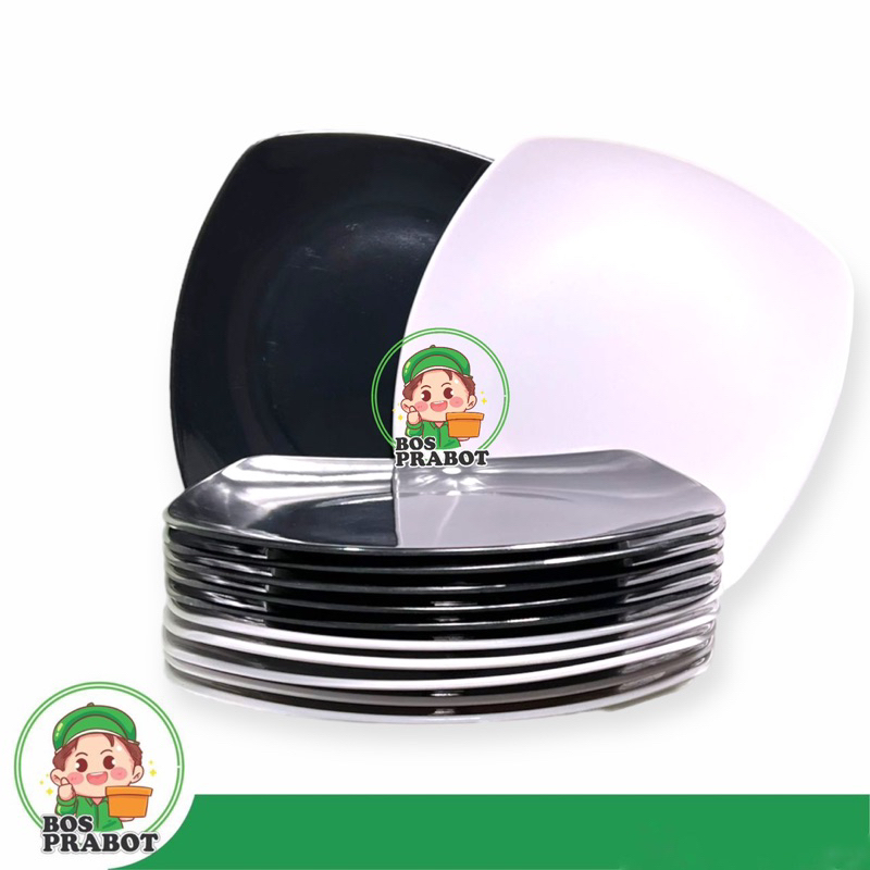 6 PCS PIRING MAKAN 10INCH / PIRING MAKAN BESAR 10 INCH / PIRING CEPER JUMBO / PIRING MELAMIN ASLI