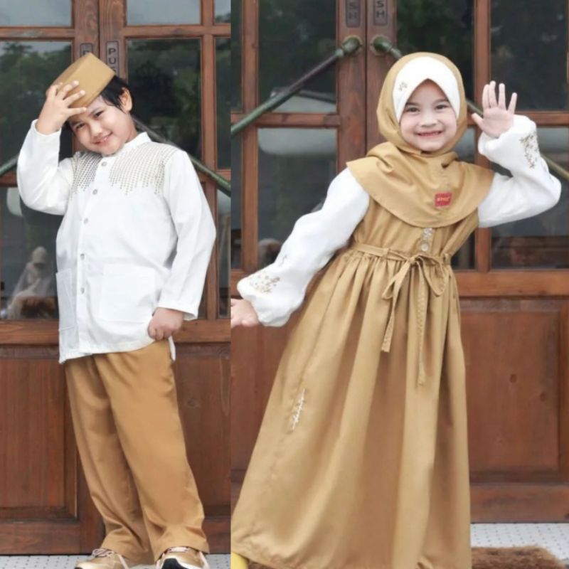 Sarimbit D'Raihana by dannis : Abaya anak dan stelan koko anak