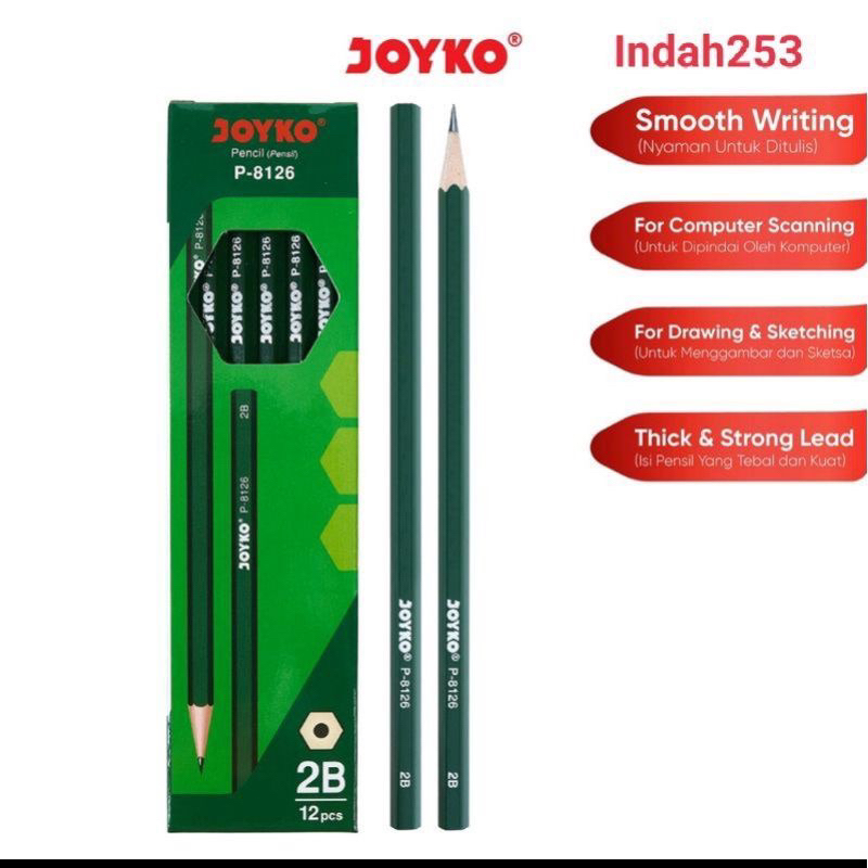 

Pensil Joyko 2B