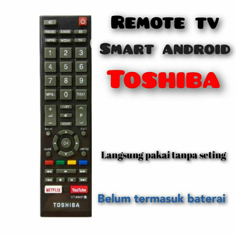 REMOTE TV LED TOSHIBA SMART ANDROID TOSHIBA LED