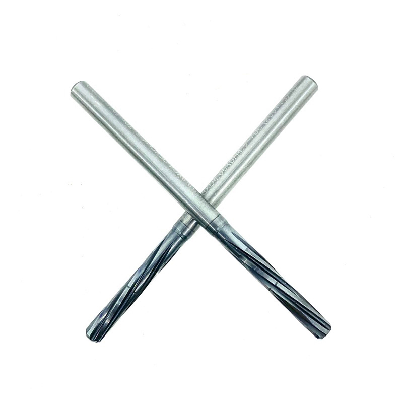 Reamer 4 mm H7 Carbide Spiral bekas seken mulus layak pakai Reamer 4mm