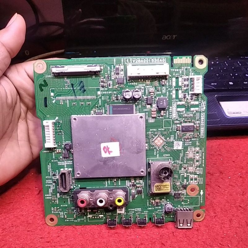 TOSHIBA 47L2400VJ MOTHERBOARD- MB- MAINBOARD TV LED TOSHIBA 47L2400VJ