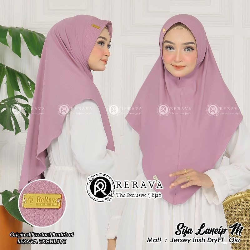 Hijab Instan Safa L Jersey Safa hijab Iris DryFyt Fremium Tebel Kenyal Ory By Rerava