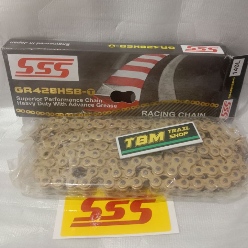 RANTAI SSS 428HSBT 140L GOLD KLX CRF WR TS