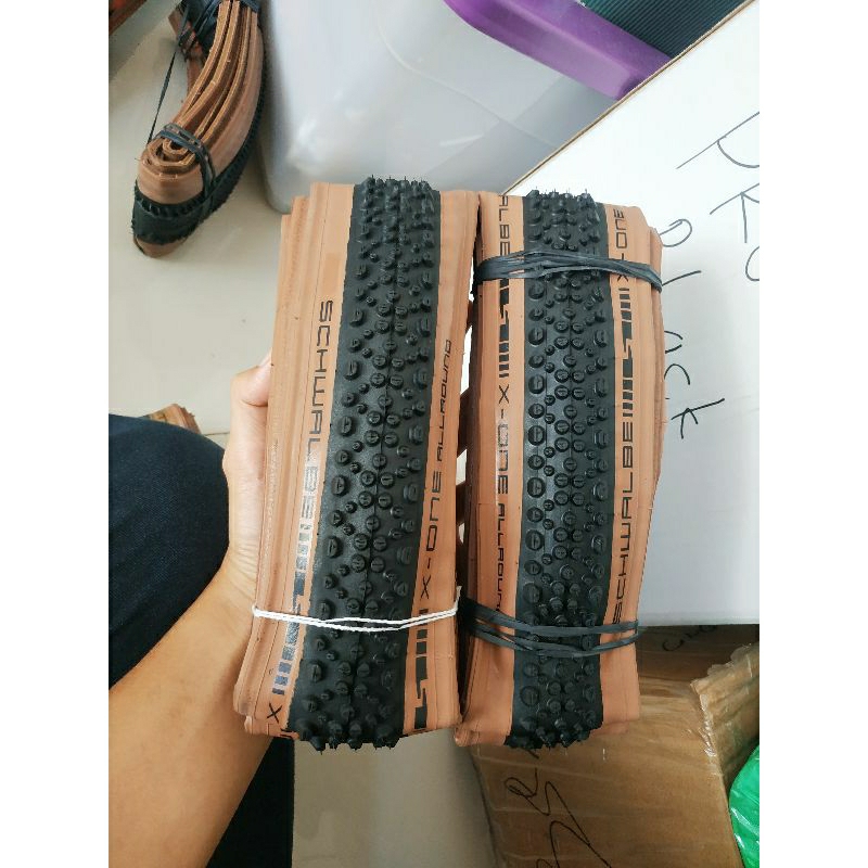 Ban Schwalbe X-One allround Skinwall Coklat 700x33c 700c 33c gravel not wtb maxxis tanwall