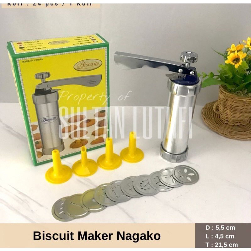 Biscuit maker / cetakan kue kering suntik