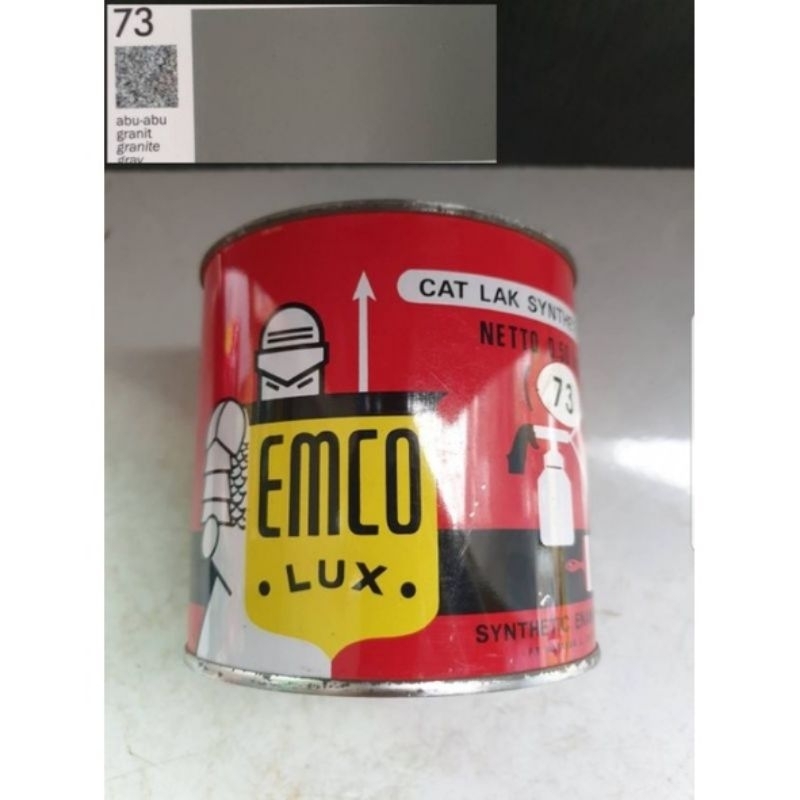 ✨Cat kayu dan besi Emco ½ kg warna abu² granit