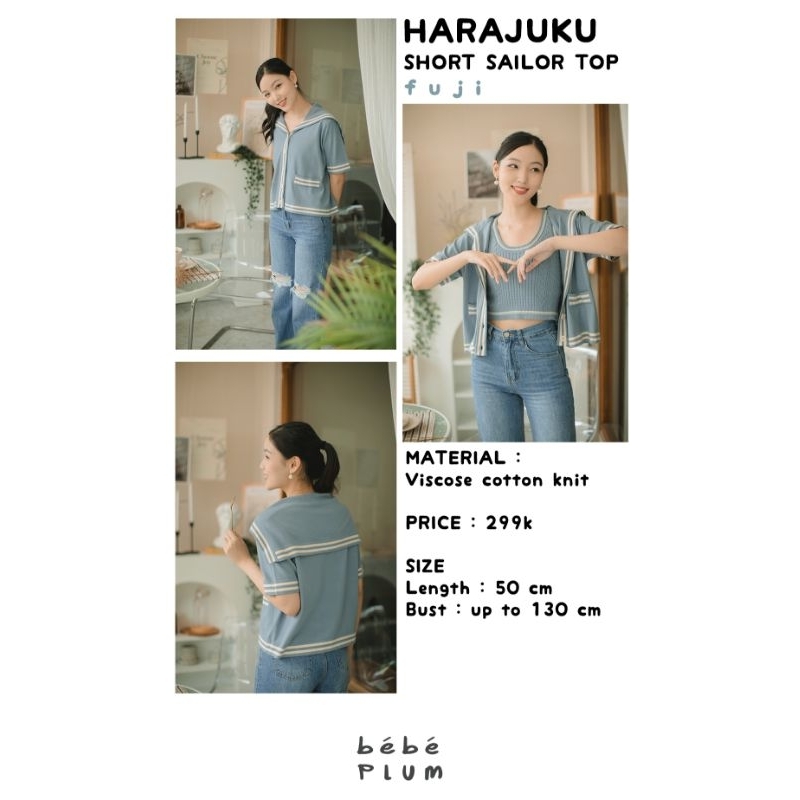 BEBEPLUM Harajuku Top - Bundle ( Fuji + Strawberry) NEW WITH TAG