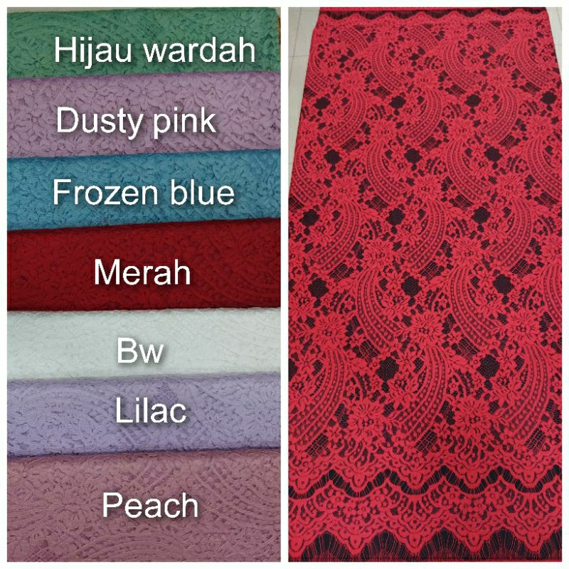 Brokat Semi Lace panel D#tgm6687
