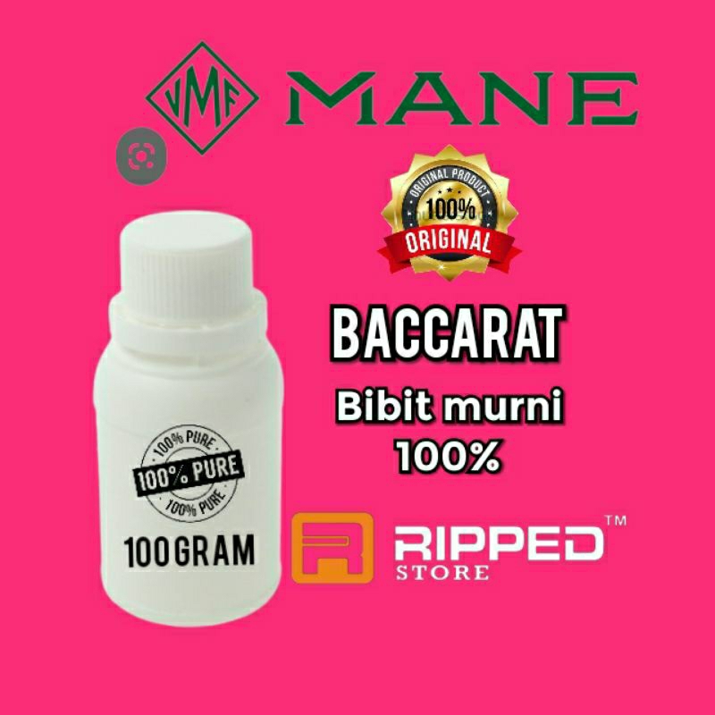 (100) BIBIT PARFUM MURNI BACARAT ROUGE BY MANE ORIGINAL