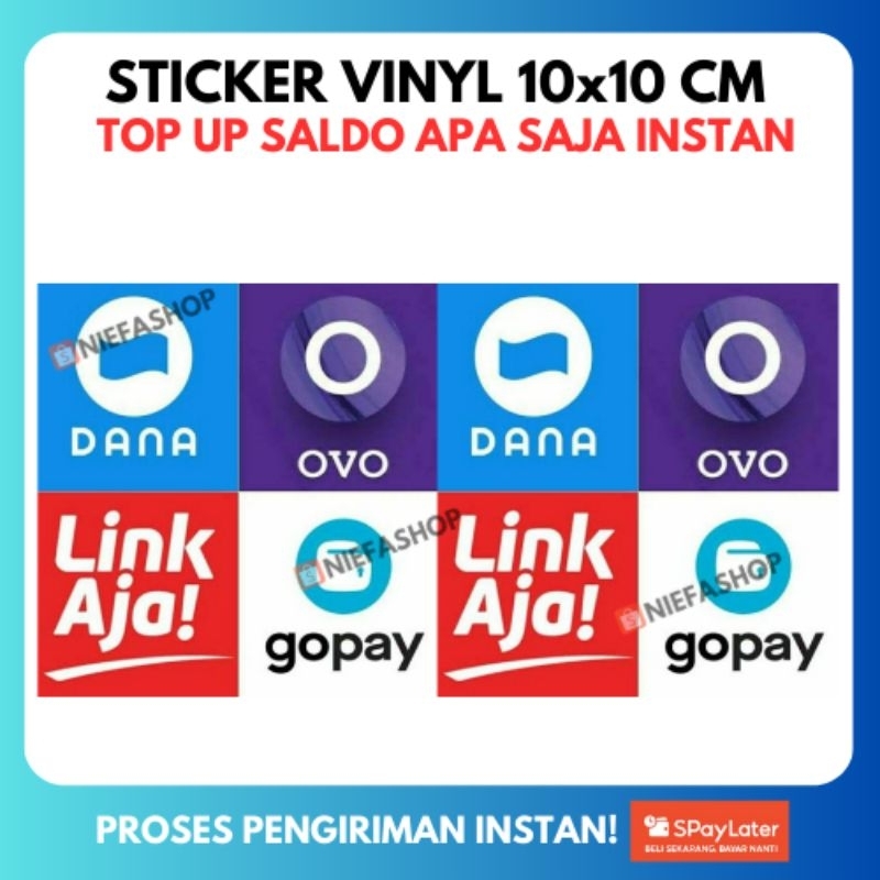 

Stiker ISI APA SAJA BISA OVO/DANA/GOPAY/LINKAJA