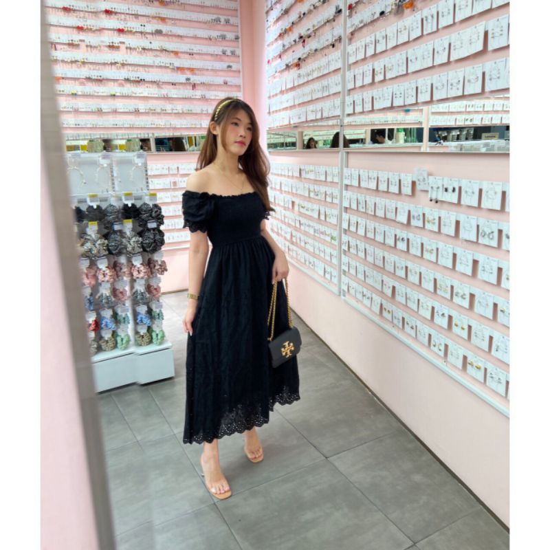 Lemongrass Premium Eyelet Dress 11128