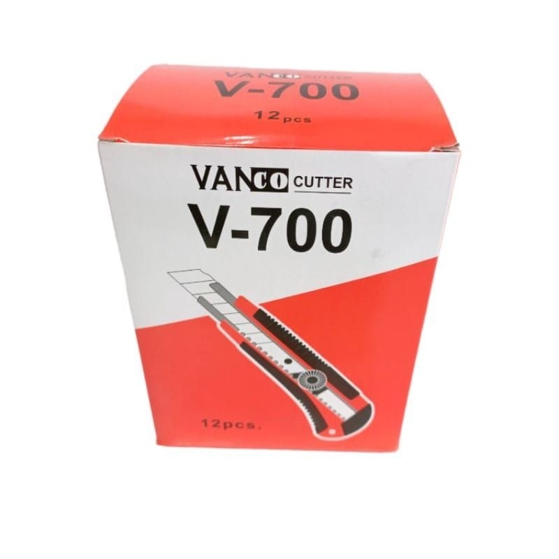 

[ 1 LUSIN ] CUTTER V700 VANCO / PISAU CUTTER / PISAU PEMOTONG V-700 VANCO