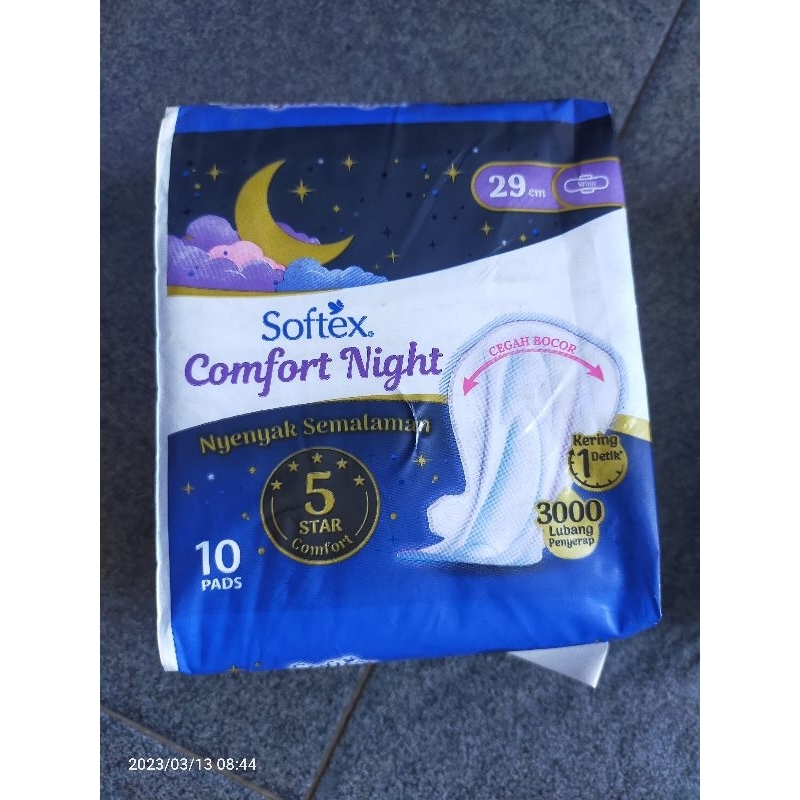 softex comfort night 36cm isi 12pads