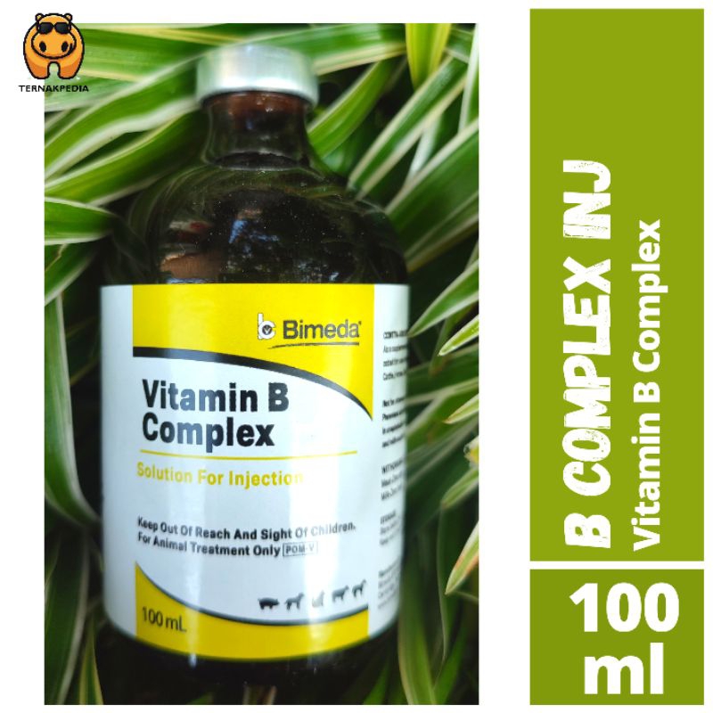 B complek 100 ml injeksi Bimeda - Vitamin B Komplek Injeksi- B Complek - 100ml - 100ml