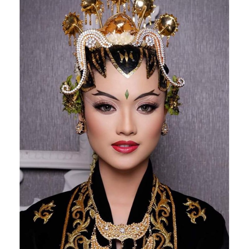 Siger kepala pengantin jawa gold