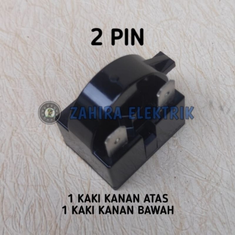 Relay PTC Kulkas / PTC RELAY Kulkas 2 PIN KANAN