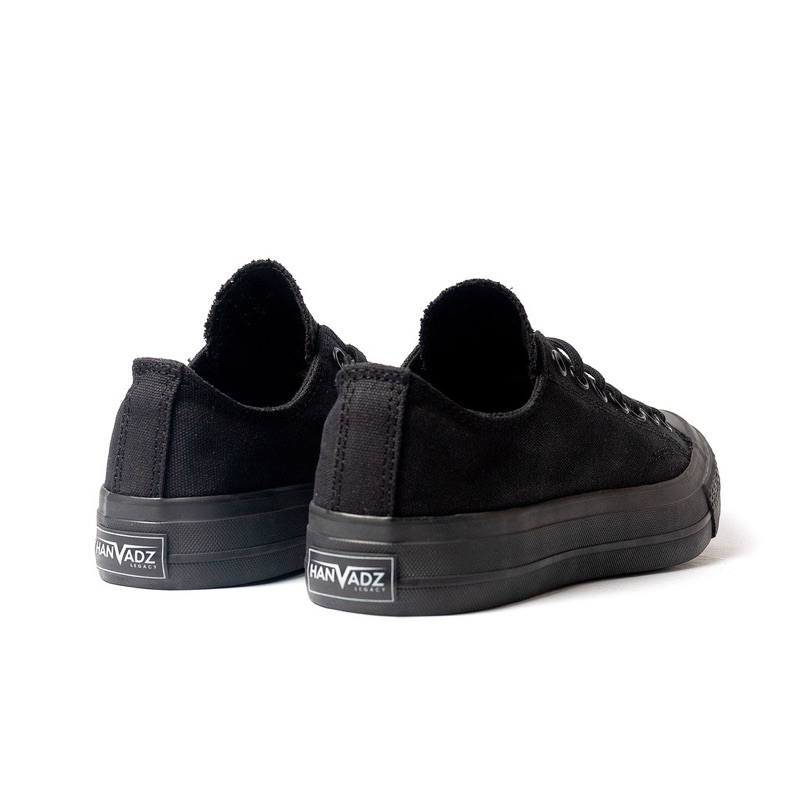 SEPATU HANVADZ 70s - SEPATU KANEKES HANVADZ FULLBLACK LOW