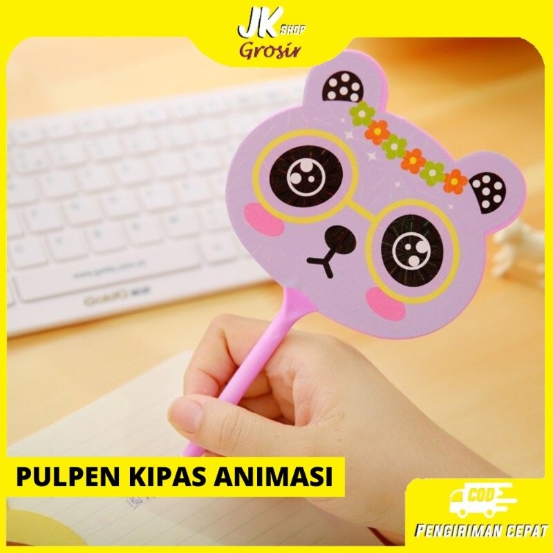 

JK - Pena Kipas Karakter | Pulpen Kipas Gel | Pena Lucu Alat Tulis