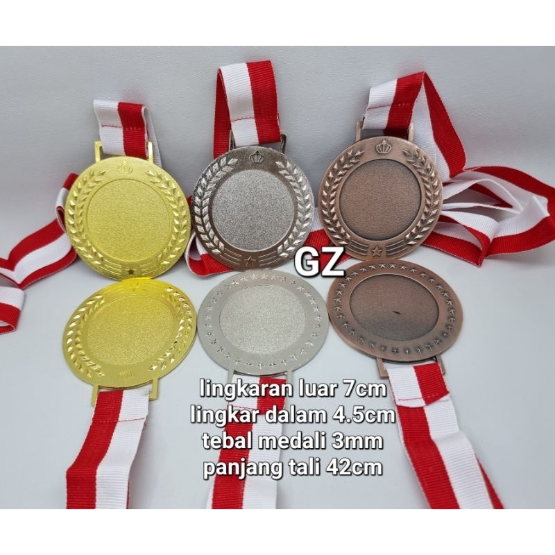 MEDALI SET ( 3PCS ) GOLD, SILVER DAN BRONZE