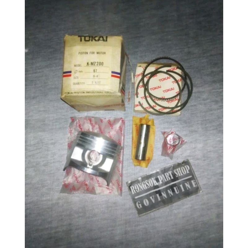 ring piston seher seker kz200 kz 200 os ov size ukuran 100 nos
