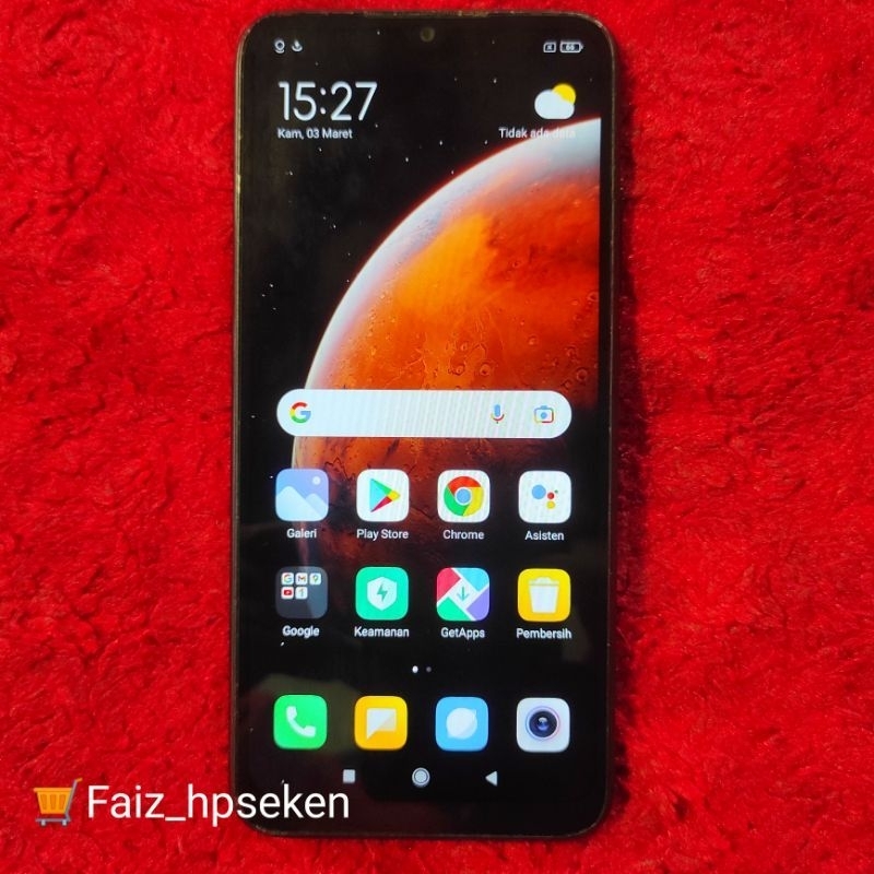 Xiaomi Redmi 9C Ram 3/32 Handphone Android Second Normal Siap Pakai