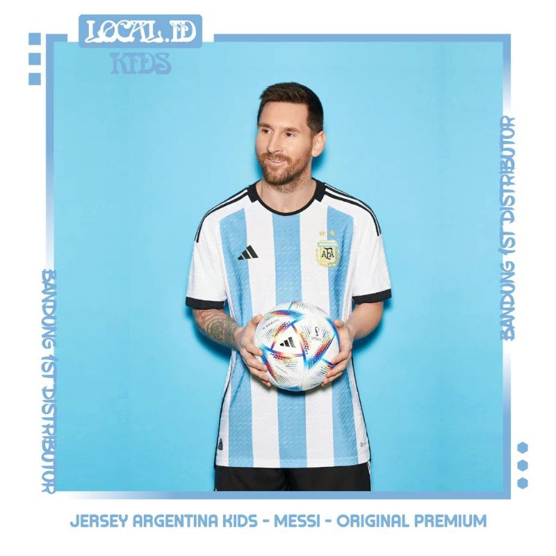 RB Jersey anak argentina MESSI kaos bola piala dunia best seller high quality original premium
