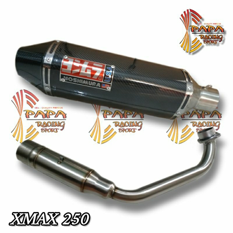 Knalpot Xmax 250 Old Yoshimura USA Karbon Full System