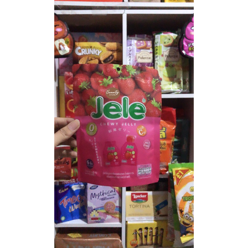 

Jele Chewy Jelly Konjac Thailand Yogurt Strawberry Grape Berrys Lychee ECER