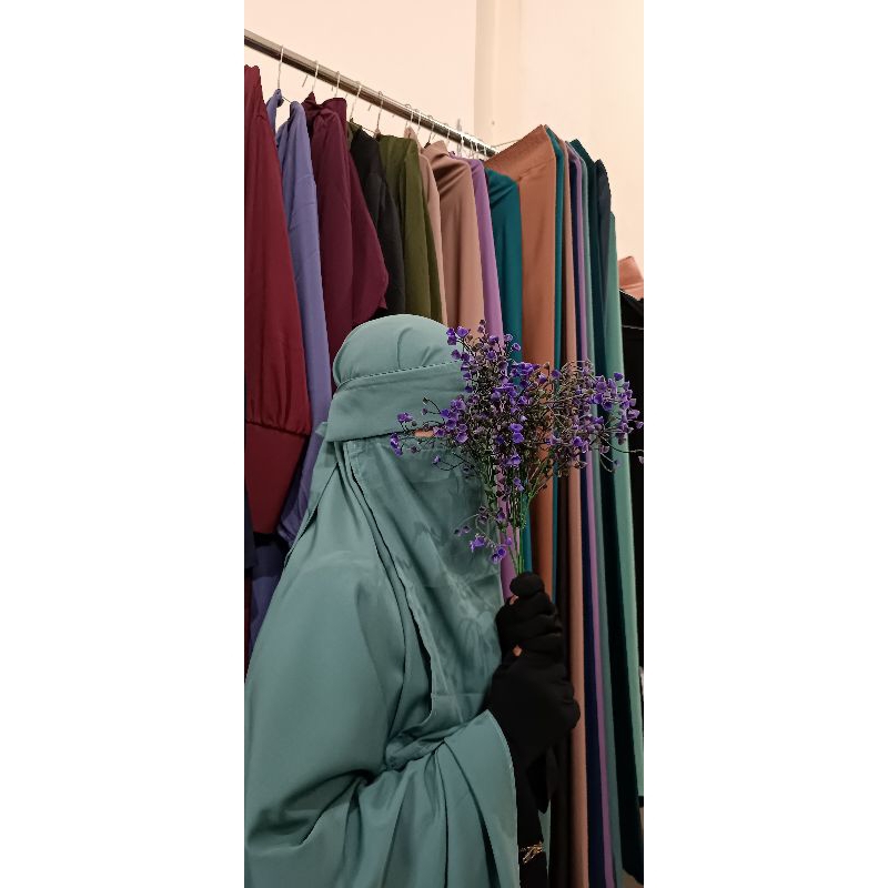 Khimar Non ped warna Wardah