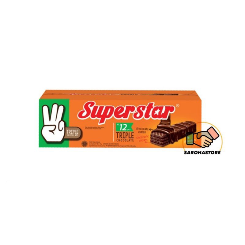 

Superstar Triple Chocolate 16 gram Isi 20 pcs