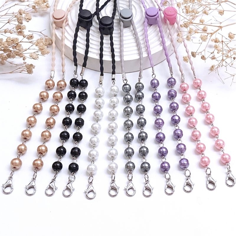 KALUNG MASKER MUTIARA 2IN1,KONEKTOR MASKER 2in1