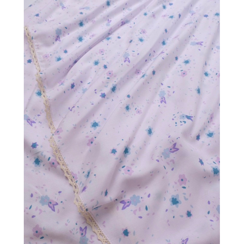 MUKENA RAYON YASEEN - MOTIF LILAC JAMEELA