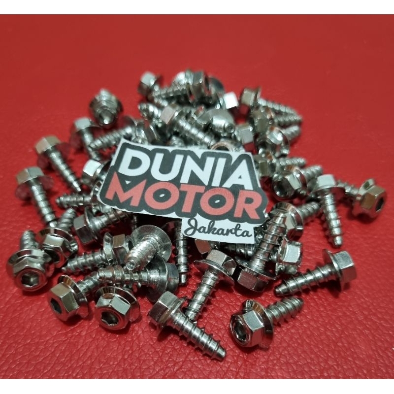 Baut body yamaha stainless 2 kunci baut bodi yamaha skrup body sekrup body yamaha baut stainles 2 ku