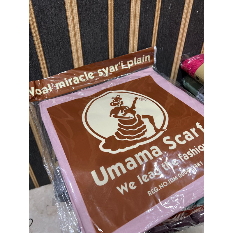 Umama Scarf Voal Miracle Syar'i Plain Pink Hijab Segiempat Umama Scarf Voal Miracle Syar'i Laser Cut